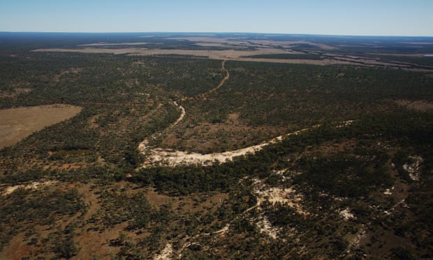 Analysts have questioned whether mining projects are viable in the Galilee Basin in central Queensland, given the lack of infrastructure and the cost of transporting coal hundreds of kilometres to export ports. Photograph: Andrew Quilty