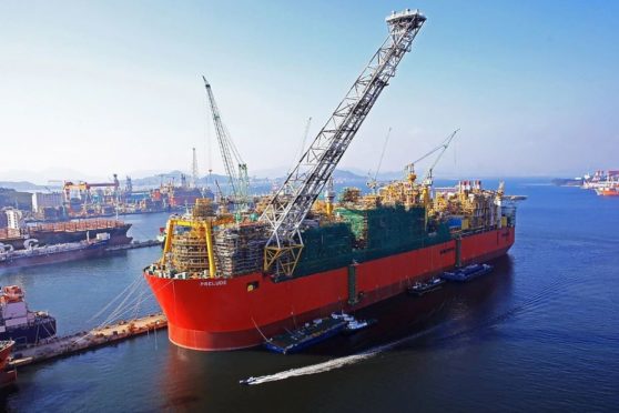 Prelude is the largest offshore facility ever constructed.