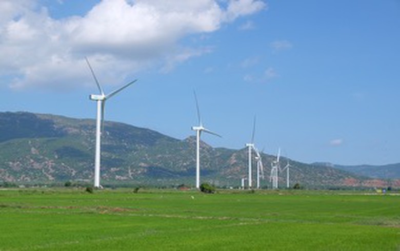 The Dam Nai wind farm in Vietnam. Source: The Blue Circle