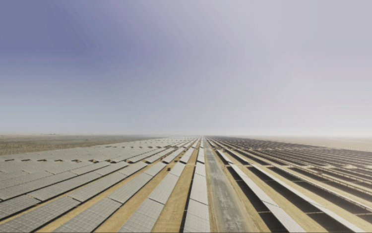 The deal brings China's Belt and Road Initiative closer to developer of PV plants, including a 165.5MW project in Egypt (Credit: ACWA Power)