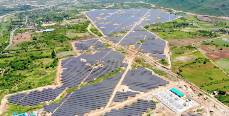 The plant was completed ahead of schedule in Ninh Thuan Province. Credit: Sunseap