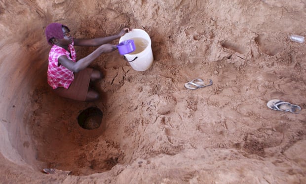 More than 780 million people worldwide lack basic access to safe drinking water. Photograph: Philimon Bulawayo/Reuters