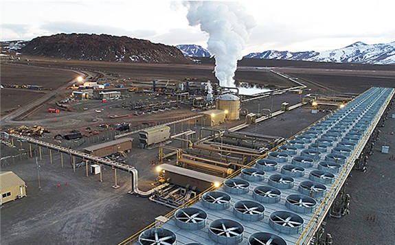 Cerro Pabellon geothermal power plant, Chile (source: ENAP)