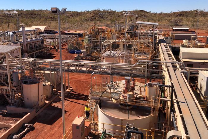 Northern Minerals' Browns Range heavy rare earths pilot project has been operating for 12 months. (ABC Kimberley: Rebecca Nadge)