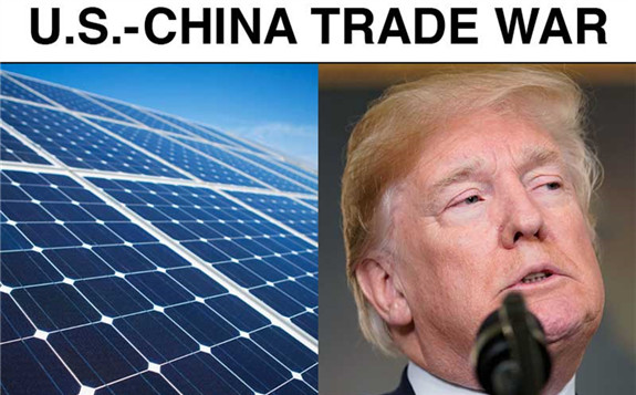 The US adopted the tariffs with Donald Trump as president, amid claims that Chinese imports had reached such a level they risked causing 'serious injury' to domestic players (Credit: Flickr / Gage Skidmore)