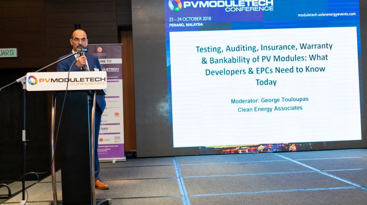 Recently, PV-Tech took the opportunity to catch up with George Touloupas, the Director of Technology and Quality at Clean Energy Associates and a key partner at the forthcoming PV ModuleTech 2019 meeting in Penang in October this year.