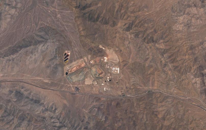 View of the Mountain Pass mine in California on August 4 2019EU/Copernicus Sentinel