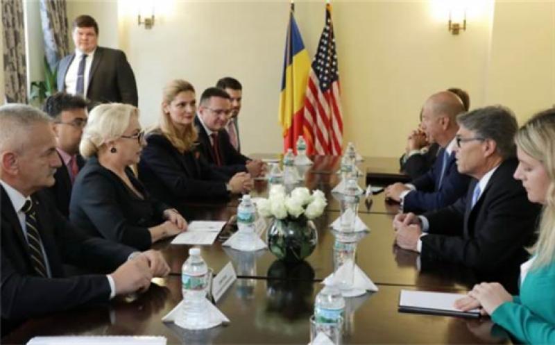  The meeting between the US Secretary of Energy and the Romanian Prime Minister (Image: Romanian Government)