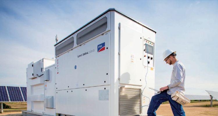 According to market research firm, Wood Mackenzie, PV inverters nearing ‘end of life’ replacement are expected to total 21GW by the end of 2019. Image: SMA Solar