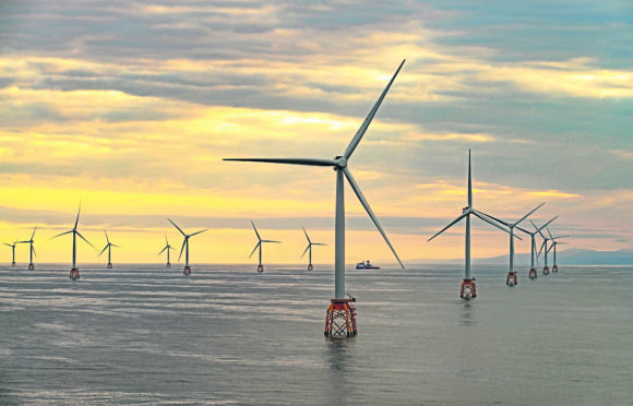 WIND POWER: Beatrice, Scotland's largest windfarm, is located in the Moray Firth.