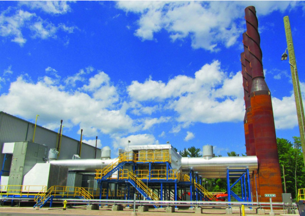 At left, the Marquette Board of Light and Power’s Marquette Energy Center along Wright Street is pictured. Due to the retirement of the coal-fueled Shiras Steam Plant and the MEC’s operational flexibility, BLP officials say the municipal utility has credited around $1.3 million back to its customers over the past year. (Journal file photo)