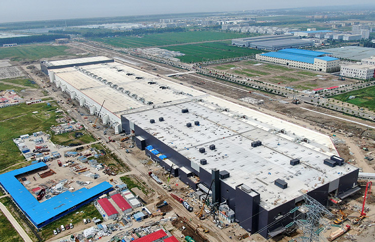 China encouraged Tesla Inc. to build a Gigafactory near Shanghai. The facility went from permits to completion in about six months and is expected to begin producing up to 1,000 cars a week before year’s end. Sipa Asia/Sipa USA/Newscom