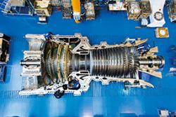 The record-setting gas turbines are at the heart of the new facility