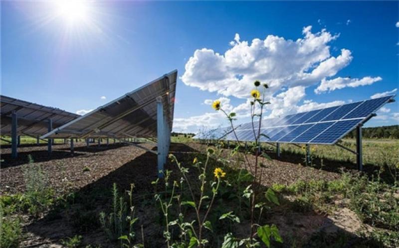 Because of anticipated climate impacts on ambient temperatures and water resources, the study shows increased power generation from Solar PV is one of the solutions for grid reliability under climate change. Image Credit: National Renewable Energy Laboratory.