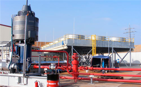 Geothermal power plant at Insheim, Germany (source: Pfalzwerke geofuture)