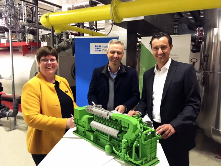 INNO and HanseWerk AG have announced a pilot project for a hydrogen-fuelled combined heat and power (CHP) plant in the one-megawatt range in the centre of Hamburg.