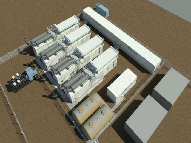 3D CAD model of the Kohler-SDMO plant to power the Central African Republic