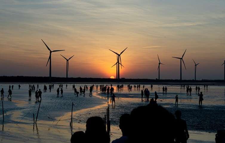 The proportion of electricity generated from renewable sources is increasing fast.