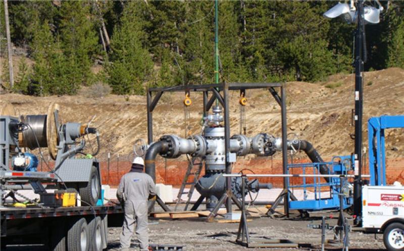 Well at the Newberry project site in Oregon - not related to story directly (source: AltaRock Energy)