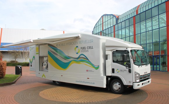 The HyTruck mobile hydrogen refuelling vehicle,Mobile refuelling truck will be used to power test flights of hydrogen plane