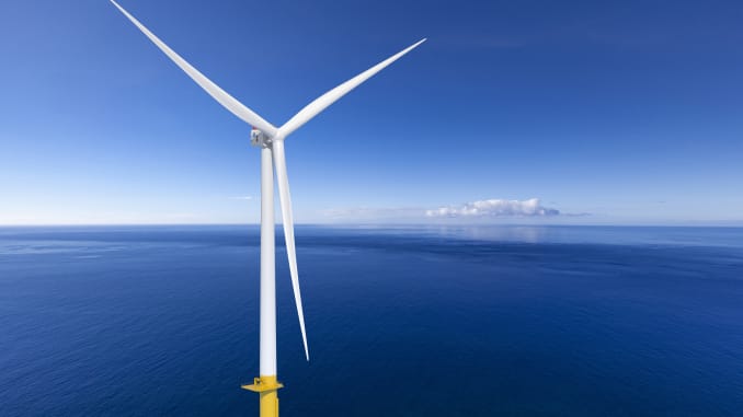 H/O GE Renewable Energy Haliade-X wind turbine