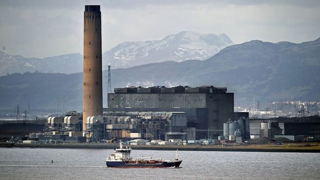 Scotland's reduced emissions can be partly explained by the ending of coal-fired power stations at Longannet and Cockenzie