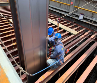 Installing new plates