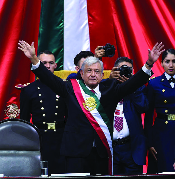 1. Andrés Manuel López Obrador, who took over as Mexico’s president late in 2018, immediately made moves to roll back energy reforms instituted under the previous administration of Enrique Peña-Nieto. Among his actions was to give more influence to state-owned companies in the country’s energy strategy. Source: Office of the President / Government of Mexico