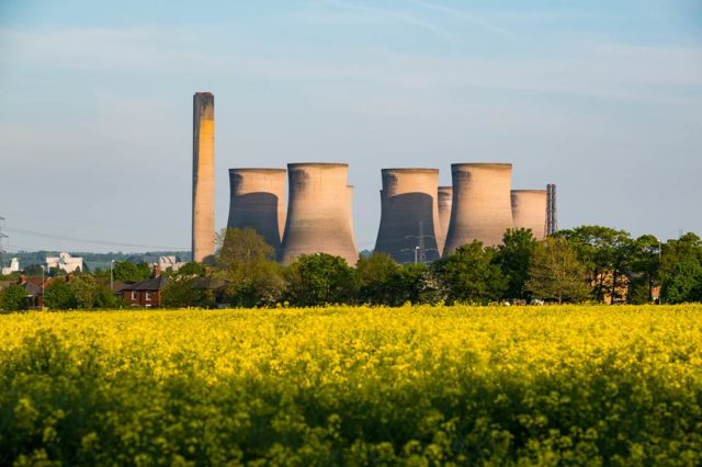 The Fiddler's Ferry Coal-fired power plant.