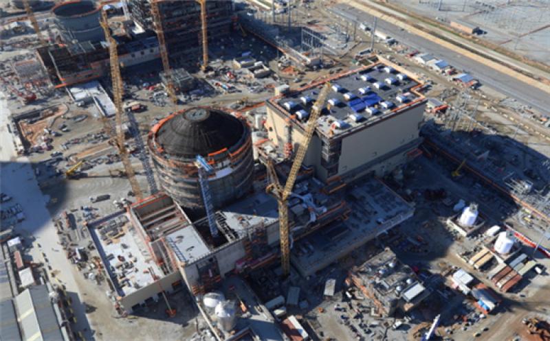 The Vogtle construction site, pictured in February (Image: Georgia Power)