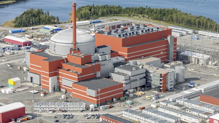 The Olkiluoto EPR, pictured in the summer of 2016 (Image: TVO)