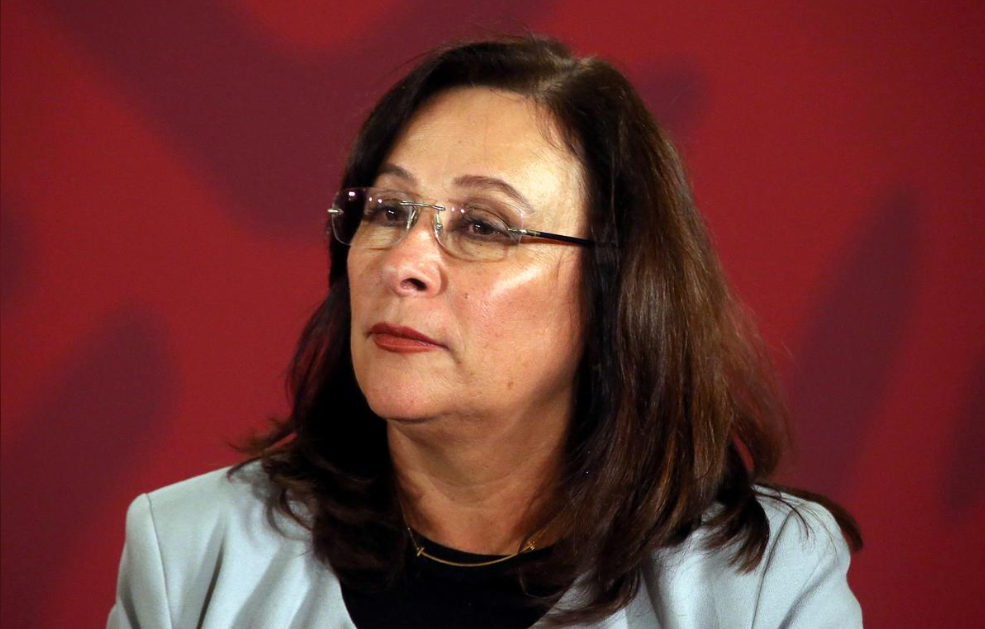 FILE PHOTO: Mexico's Energy Minister Rocio Nahle attends a news conference at the National Palace in Mexico City, Mexico, December 9, 2019. REUTERS/Edgard Garrido
