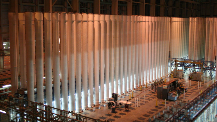 The American Centrifuge 120-machine demonstration cascade, which operated from 2013-2016 at Piketon, Ohio