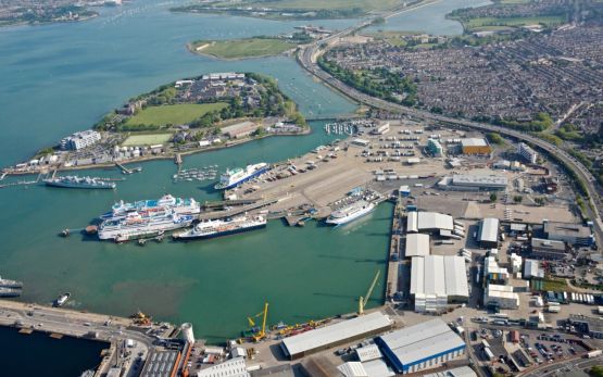 Portsmouth International Port, where