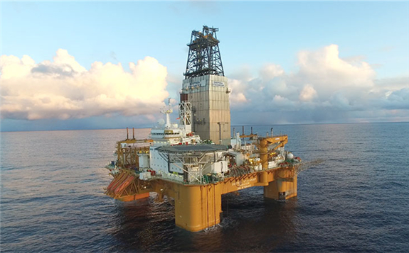 Odfjell Drilling’s semi-submersible drilling rig Deepsea Stavanger has mobilized from Norway to South Africa for a drilling campaign with Total.