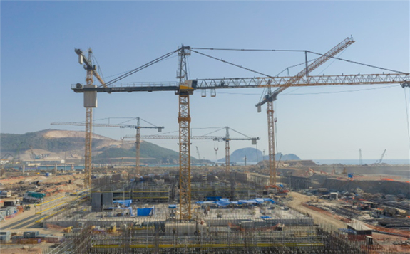 The construction site of the Akkuyu plant. Unit 1 is scheduled for commissioning in 2023 (Image: JSC Akkuyu Nuklear)