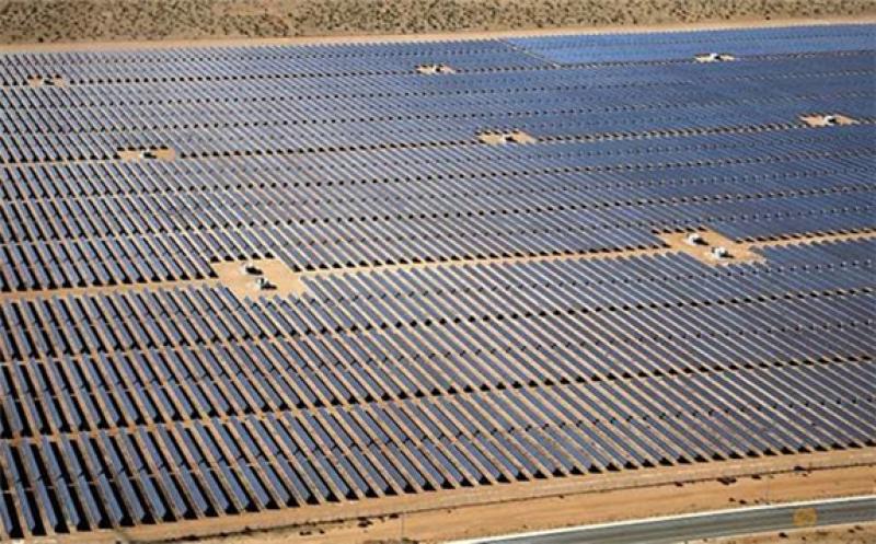 File photo of solar panels seen in the desert near Victorville, California, US, Mar 28, 2018. (File photo: REUTERS/Lucy Nicholson)