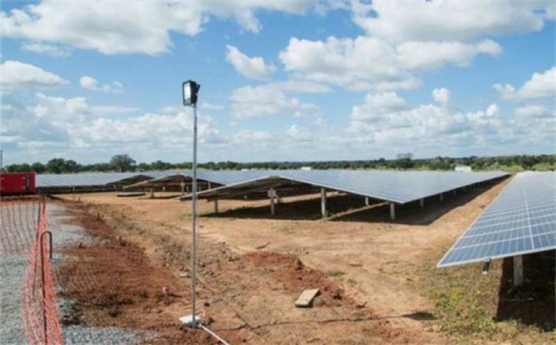 President Nana Akufo-Addo has commissioned a 6.5MW Lawra solar power plant. Image: Ghanaian Presidency.