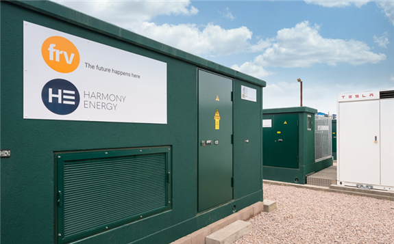 Harmony Energy and FRV's previous storage site, Holes Bay. Image: Harmony Energy.
