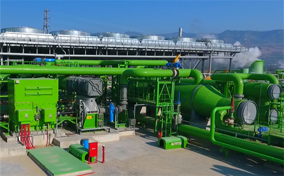 Exergy geothermal plant in Turkey