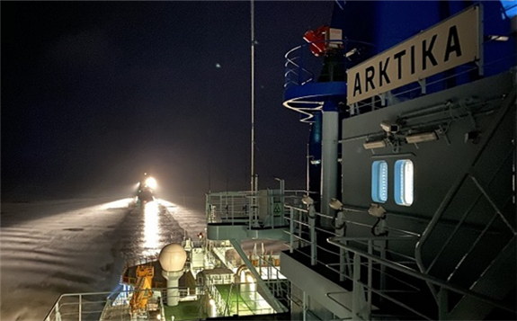 Arktika on its first mission (Image: Rosatom)