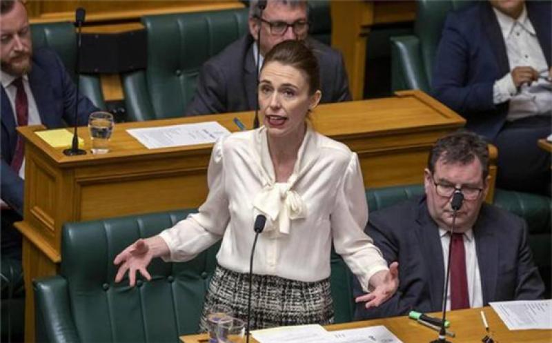 New Zealand's Prime Minister Jacinda Ardern moves a motion in the Parliament House in Wellington, New Zealand, to declare a climate emergency, Wednesday, Dec. 2, 2020.   | Photo Credit: AP