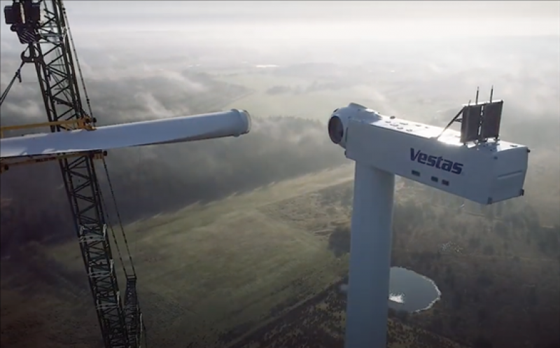 Vestas' V150-5.6MW prototype was successfully upgraded to 6MW after trials in Denmark