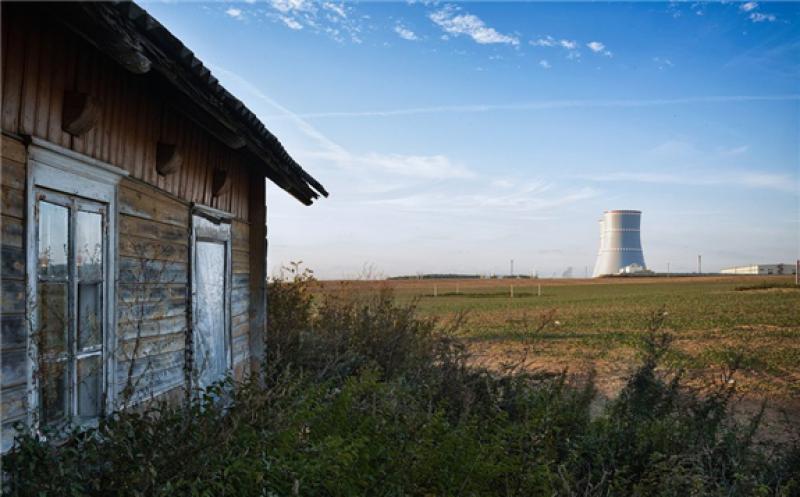 The cooling towers at the Astravets nuclear power plant in Belarus.  Source: Getty Images