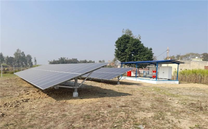 TPRMG's 100th solar microgrid in Uttar Pradesh  Image: TP Renewable Microgrid