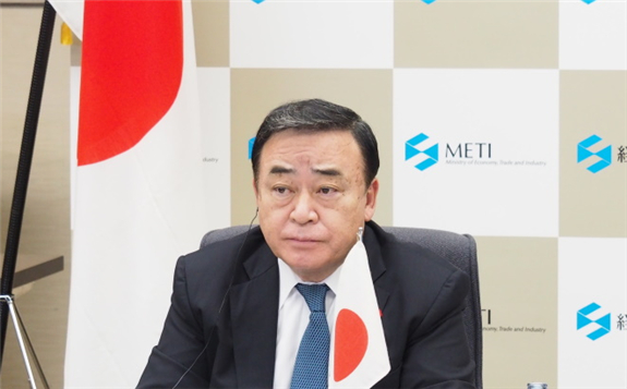 Japanese energy minister Horishi Kajiyama (Image: METI)