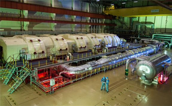 The turbine hall of Beloyarsk 4 (Image: TVEL)