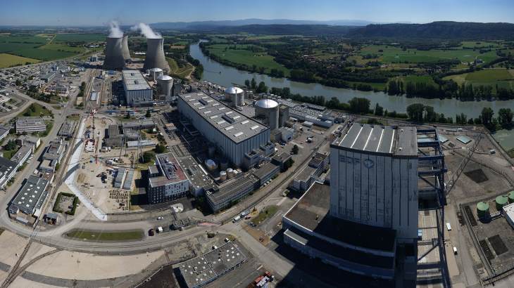 Units 2-5 at the Bugey plant are 900 MWe reactors (Image: EDF)