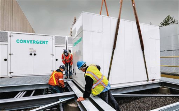 A Convergent Energy + Power project in Ontario, Canada. Image: Convergent Energy + Power.