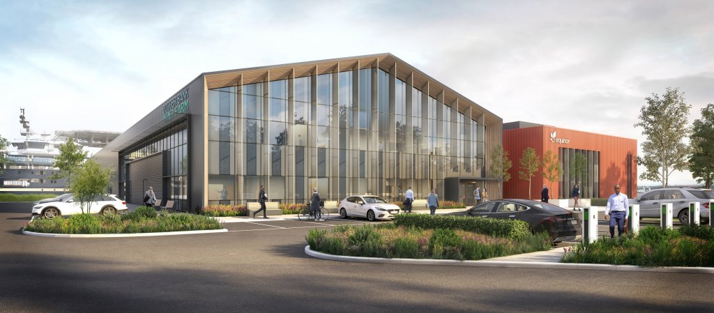 The facility has been designed using environmentally friendly materials, with EV chargers, solar panels and efficient heating systems to ensure the facility has a low carbon footprint.